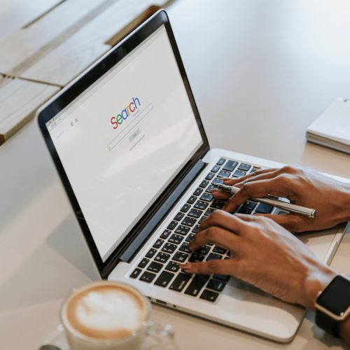 Search engine on a computer Search engine on a computer